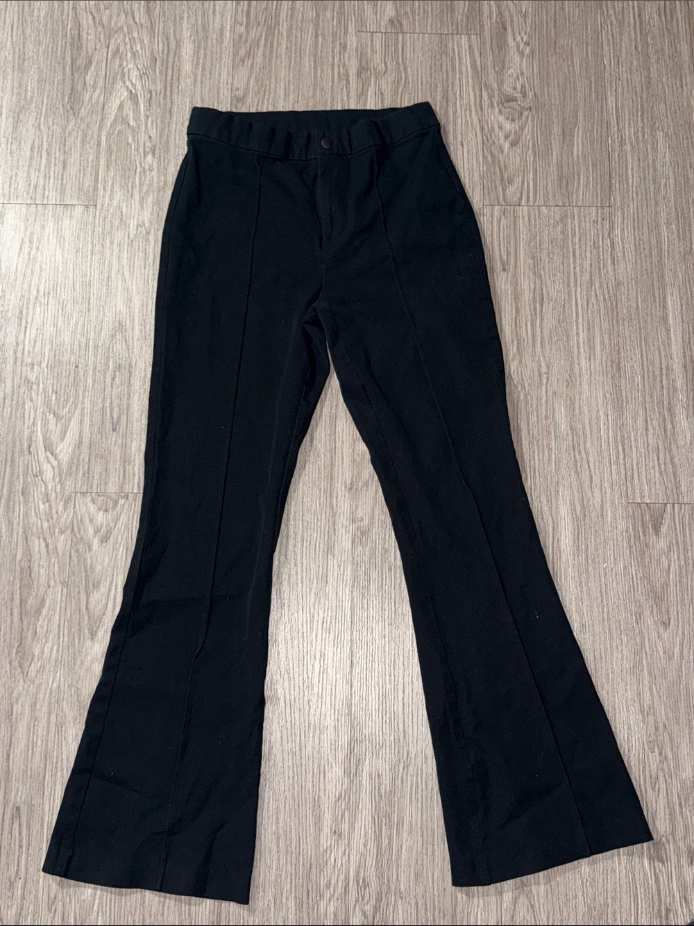 Gap Hi Rise BiStretch Flare Pants Womens 8 Black Stretchy Career Casual Chic